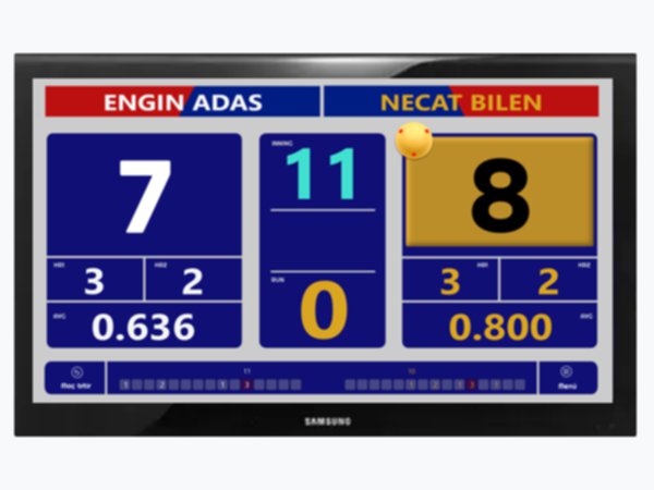 Billiard Scoreboard Tabelası